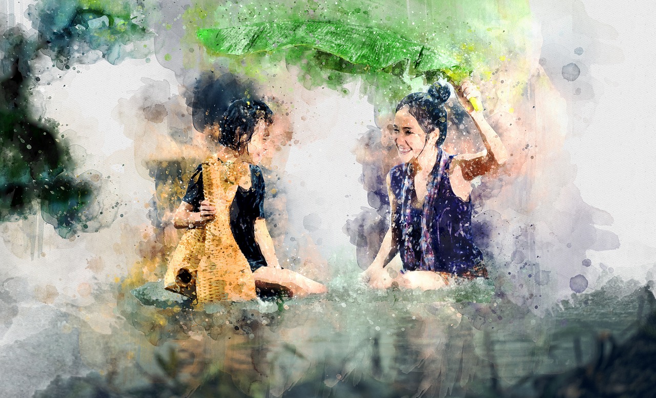 传统韵味与现代艺术的融合，古风少女画之美